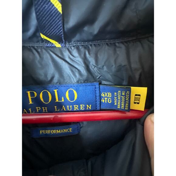 Polo Ralph Lauren Down Packable Puffer Vest Jacket Navy Blue Men's Size 4XB W - Picture 2 of 5